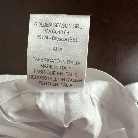 SKILLS‎ & GENES White Poplin Pleated Midi Skirt Italian Size 38 U.S. Women’s 2 - Picture 9 of 9